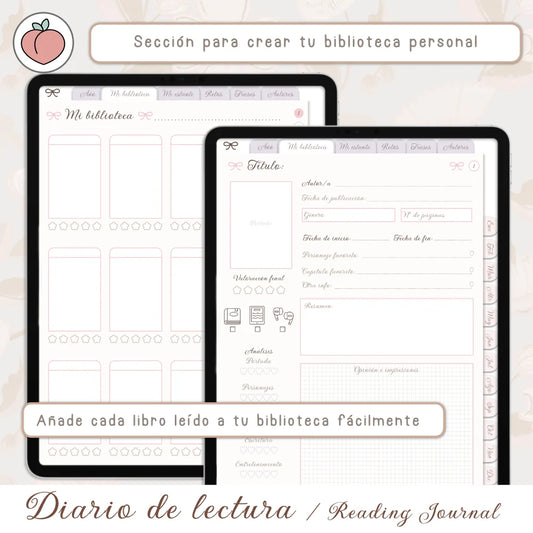 diario de lectura digital para ipad