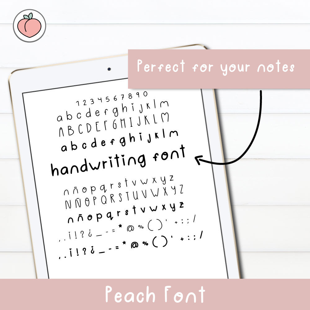 PEACH HANDWRITTEN FONT