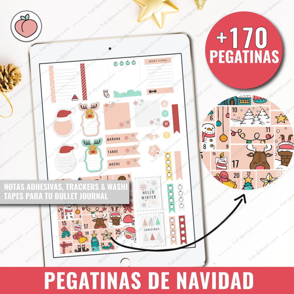 STICKERS PARA BULLET JOURNAL O AGENDA | EDICIÓN INVIERNO