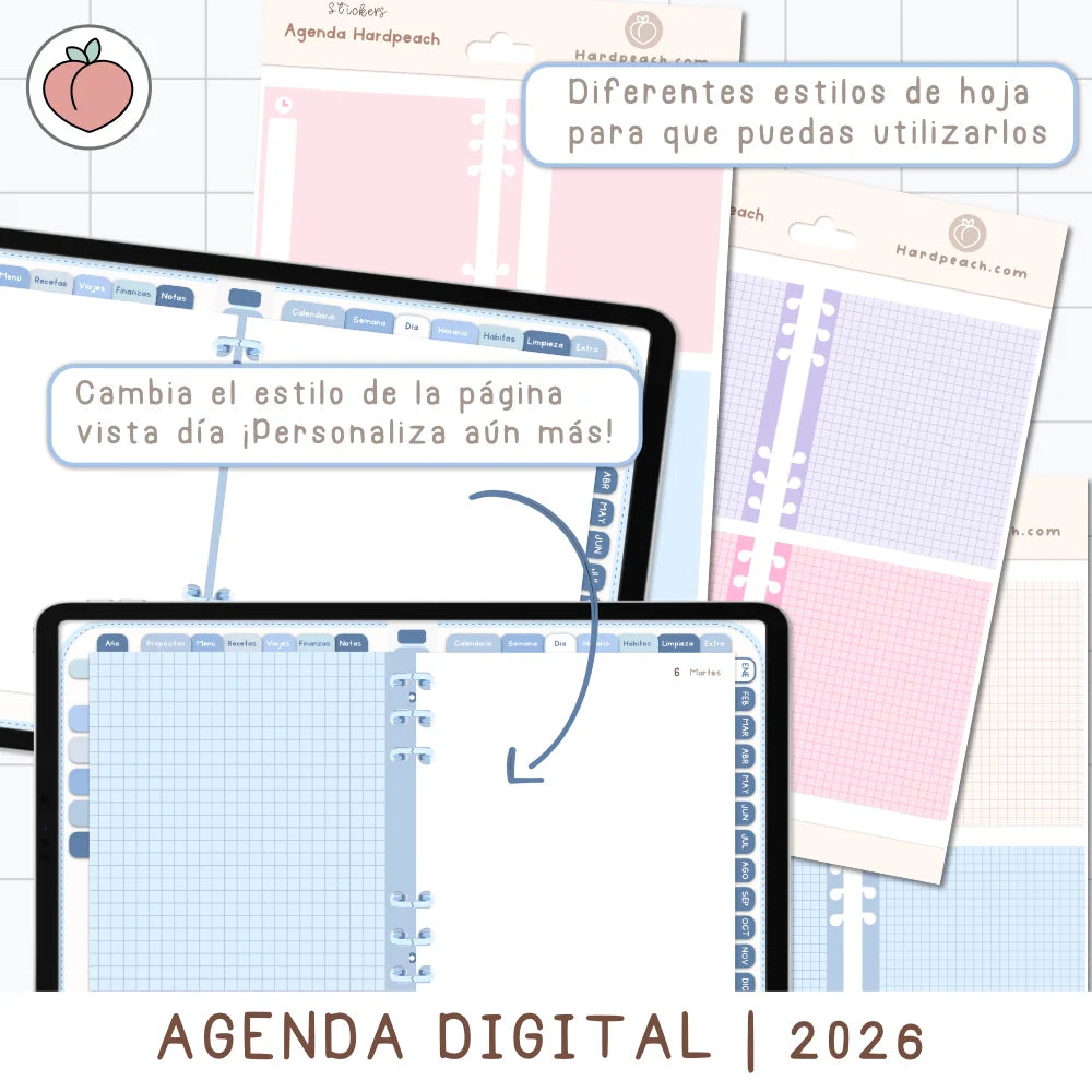 stickers para agendas 2026