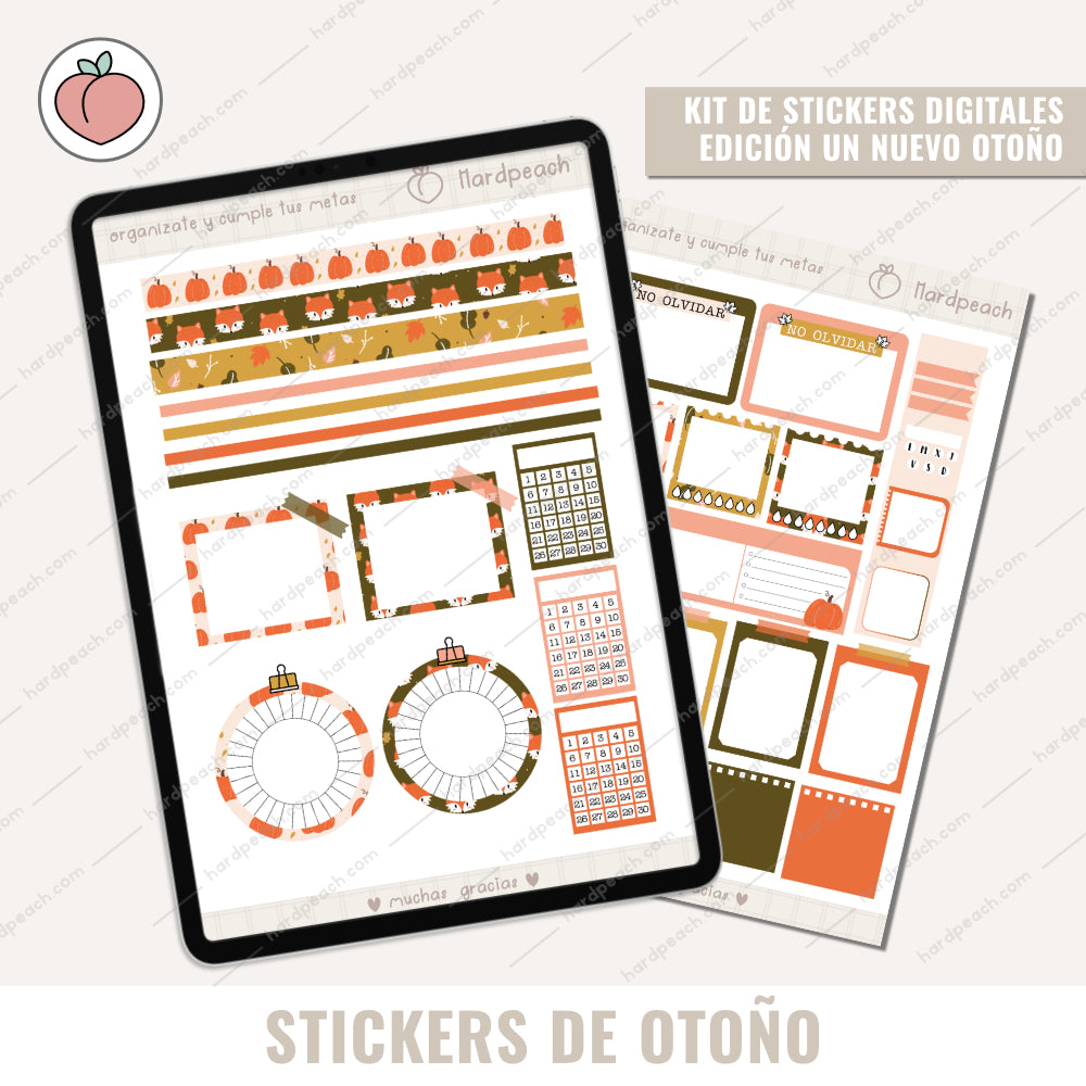 stickers otoño