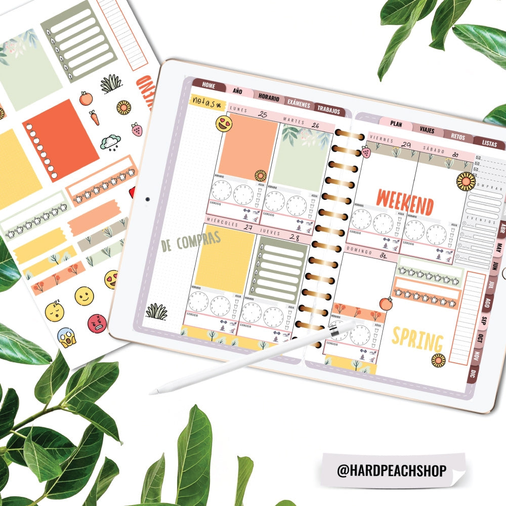 SPRING STICKERS | DIGITAL STICKERS