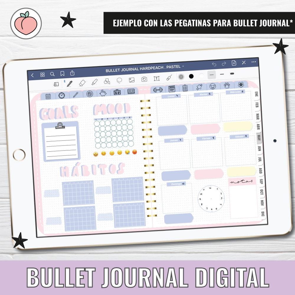 DIGITAL BULLET JOURNAL | PASTEL EDITION