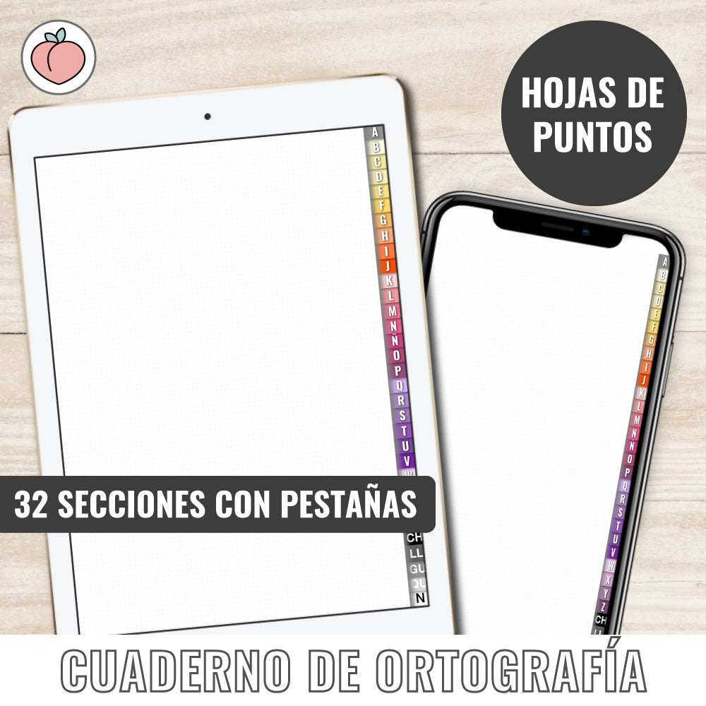 CUADERNO DE ORTOGRAFÍA | HOJAS DE PUNTOS