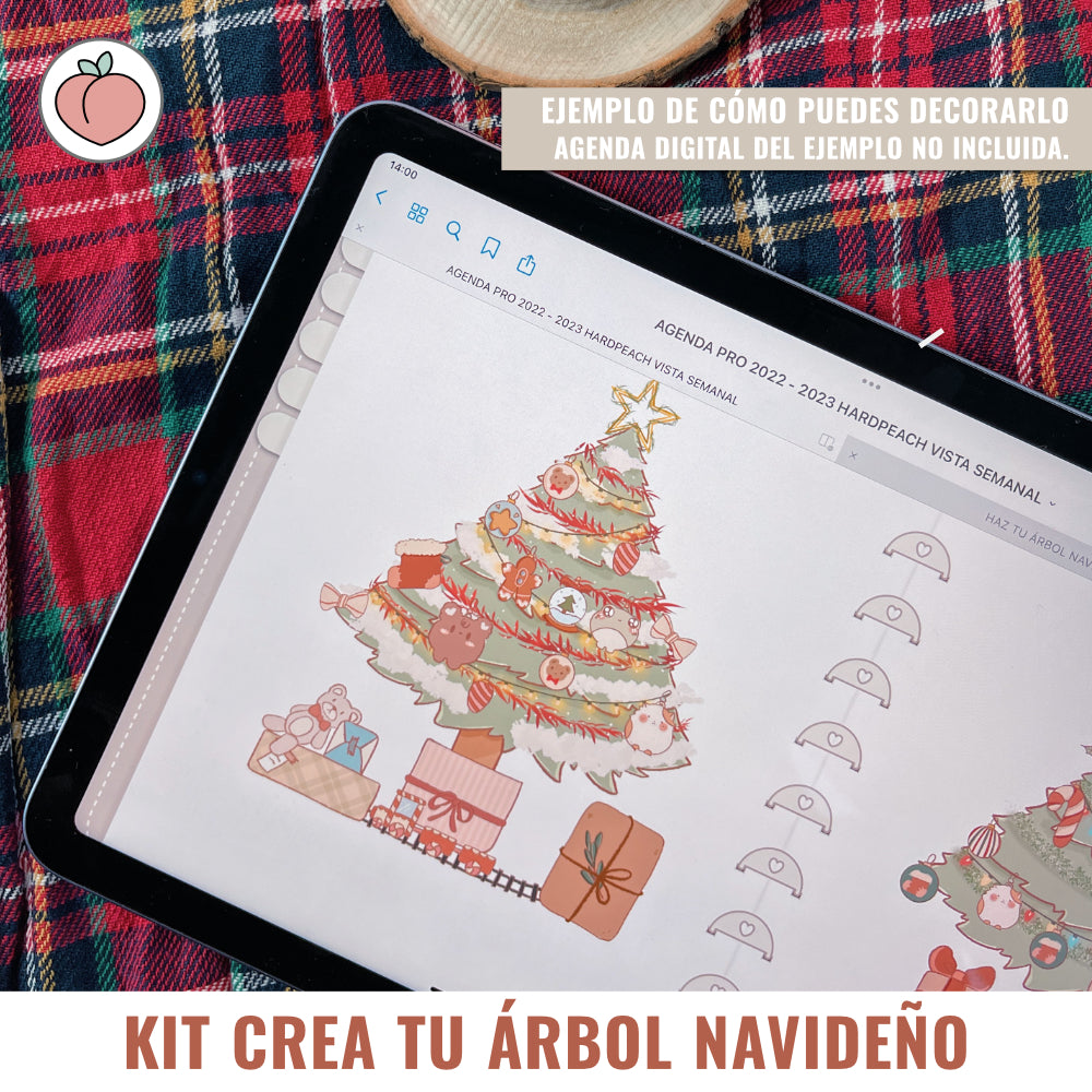 KIT CREA TU ÁRBOL NAVIDEÑO | STICKERS DIGITALES