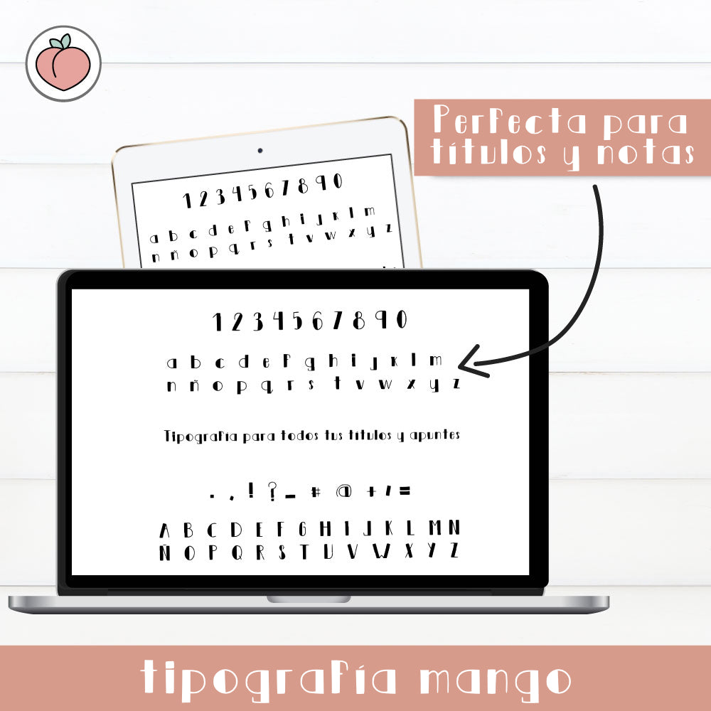 TIPOGRAFÍA MANGO | TRAZOS RECTOS Y MODERNOS PARA TÍTULOS Y ENCABEZADOS