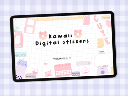 KAWAII DIGITAL STICKERS | Versión en inglés
