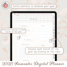 Load image into Gallery viewer, 2025 ROMANTIC DIGITAL PLANNER
