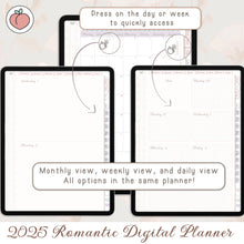 Load image into Gallery viewer, 2025 ROMANTIC DIGITAL PLANNER
