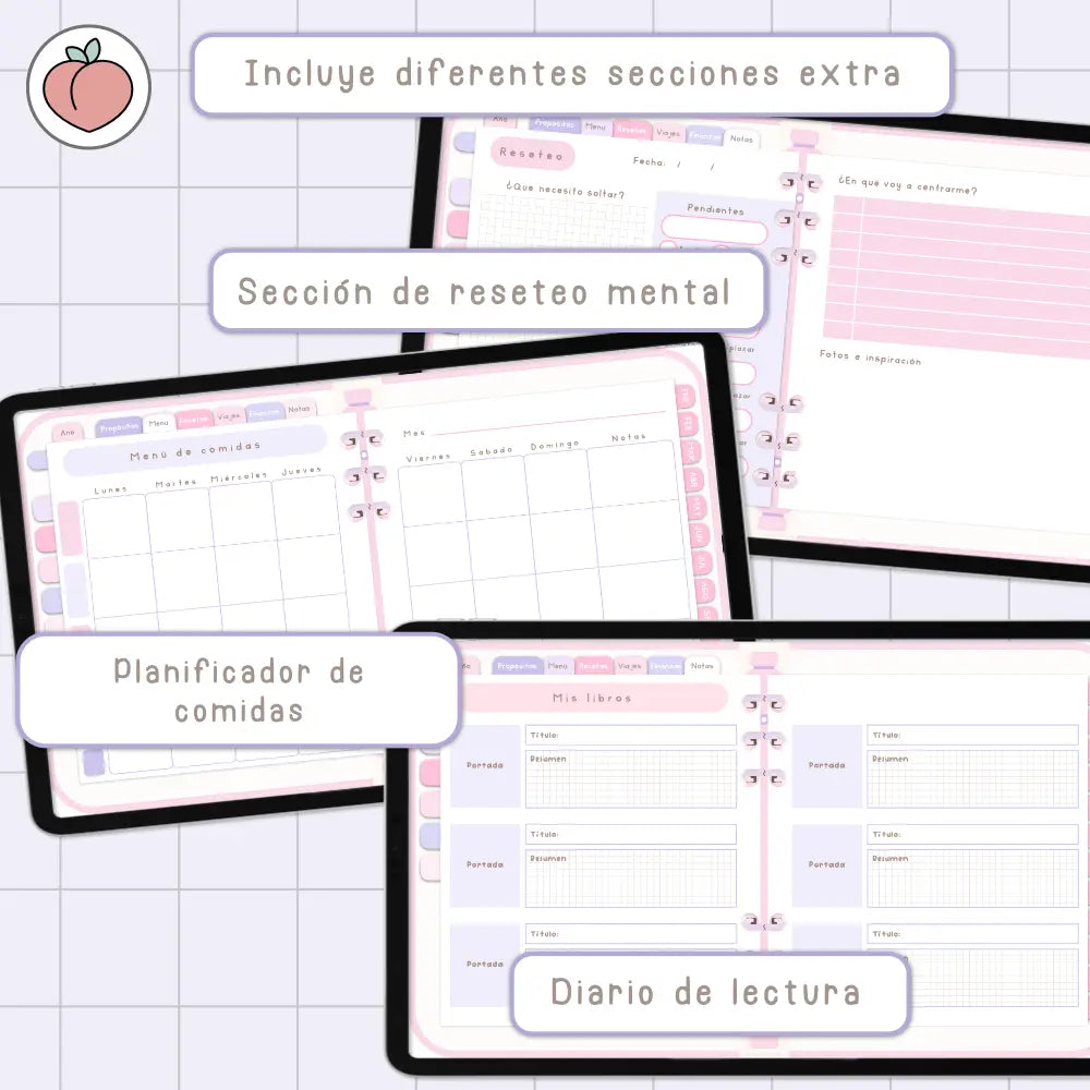 planner digital 2026 español