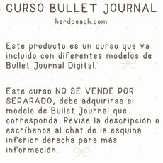 CURSO BULLET JOURNAL DIGITAL: LECCIONES EN VÍDEO E IDEAS (No disponible para comprar por separado)