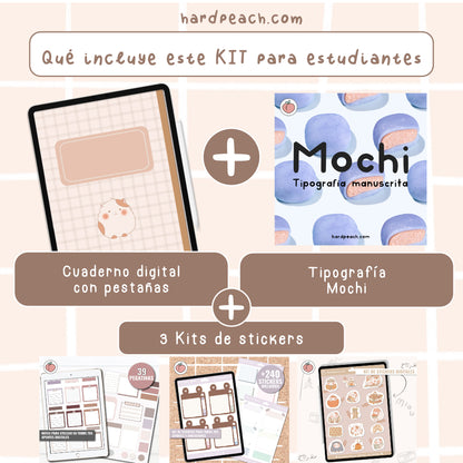 MY FIRST NOTES KIT | MOCHI KITTY EDITION | Spanish version