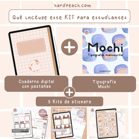 MY FIRST NOTES KIT | MOCHI KITTY EDITION | Spanish version