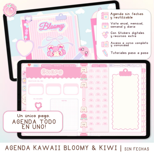 agenda digital aesthetic sin fechas