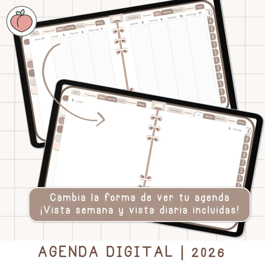 agenda digital semanal y dia