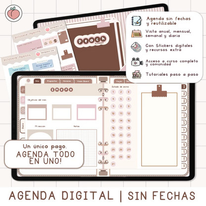 agenda digital minimalista reusable