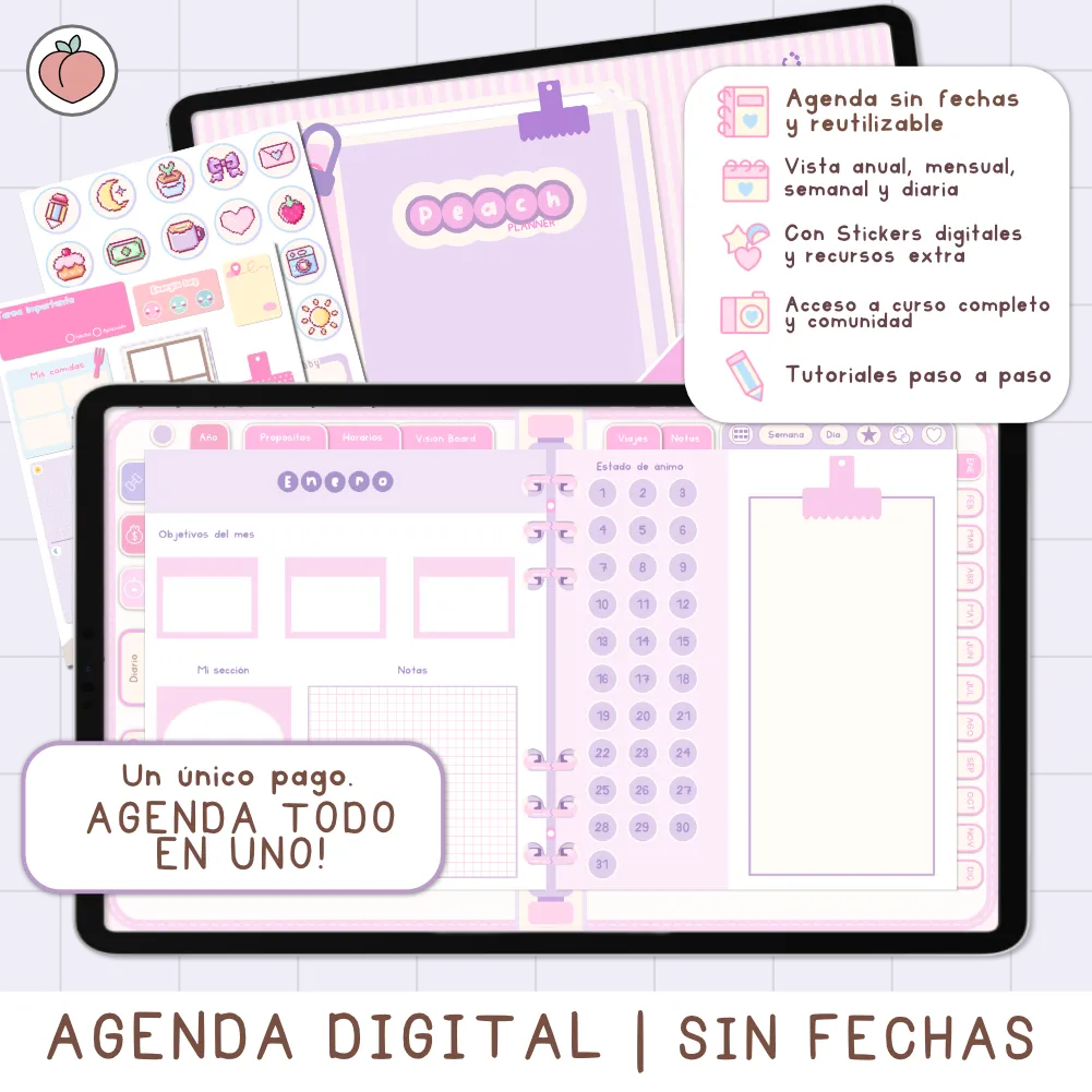agenda digital lavanda