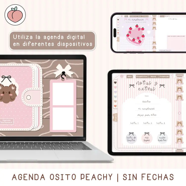 Agenda digital para iPhone, mac, android y iPad sin fechas