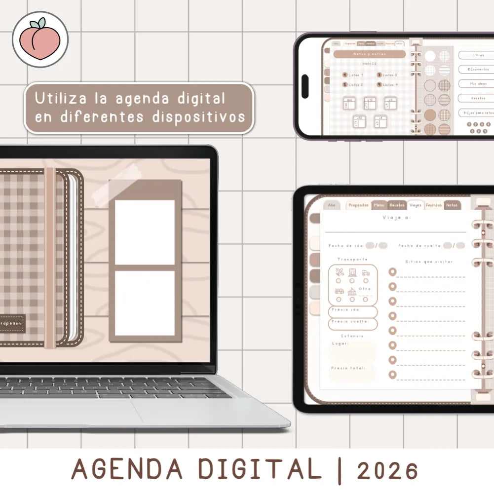 agenda digital mac, tablet y celular