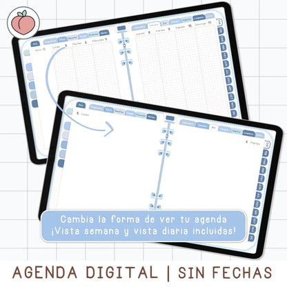 agenda digital personalizada minimalista