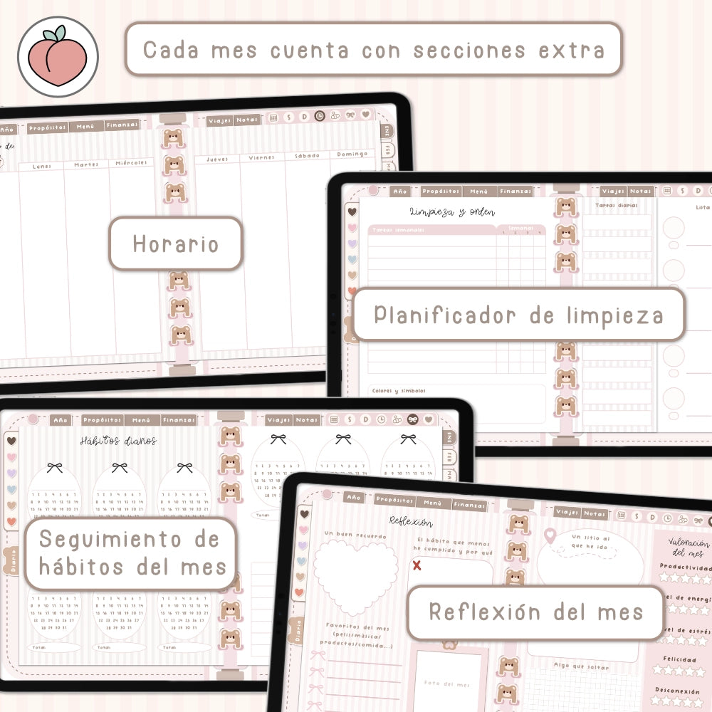 Agenda digital todo en uno hardpeach