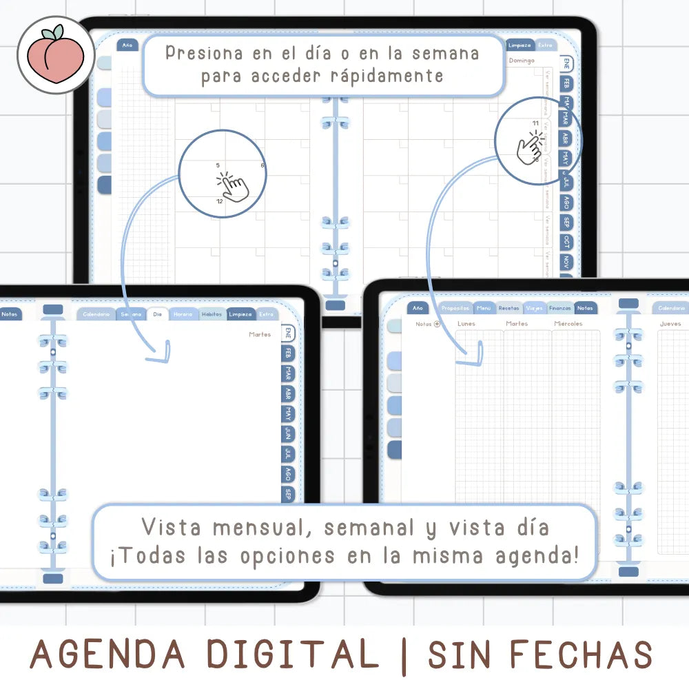 agenda digital para goodnotes