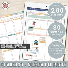 Load image into Gallery viewer, AGENDA Y CUADERNO DEL PROFESOR DIGITAL | TEACHER PLANNER
