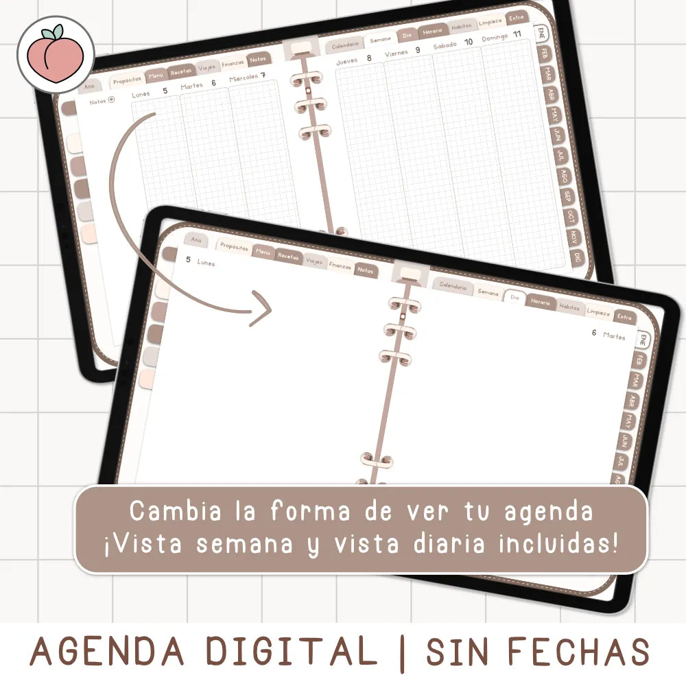 agenda minimalista para ipad