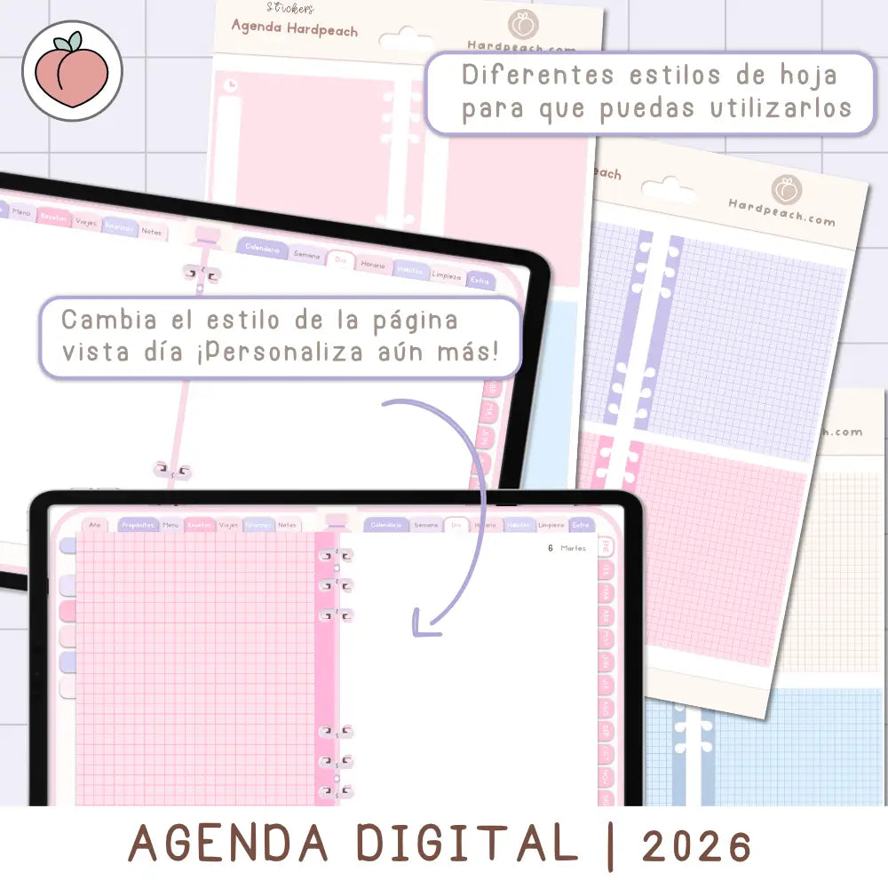 agenda personalizada digital 2026