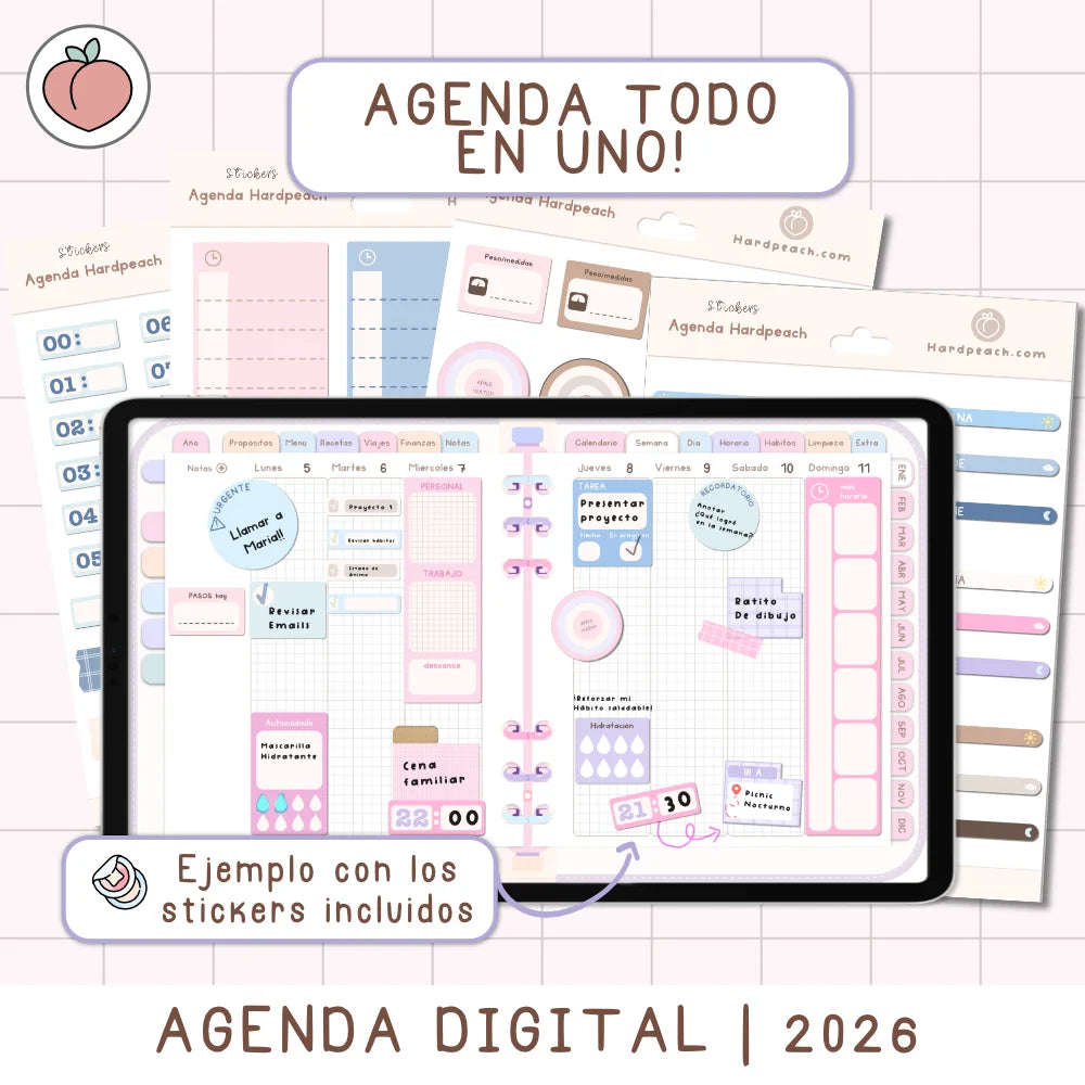 agenda planificador todo en uno digital