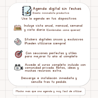 agenda sin fechas