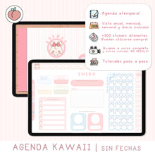 Cargar imagen en el visor de la galería, AGENDA DIGITAL KAWAII | SIN FECHAS
