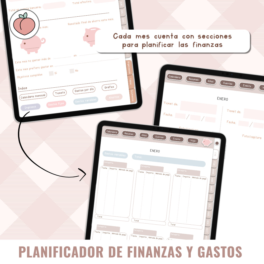 DIGITAL FINANCE AND EXPENSE PLANNER | Spanish version