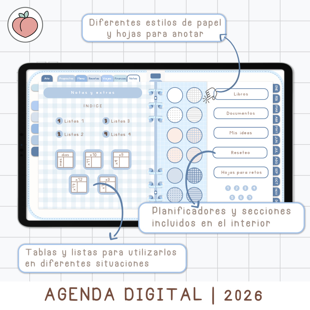 planificador de agenda 2026