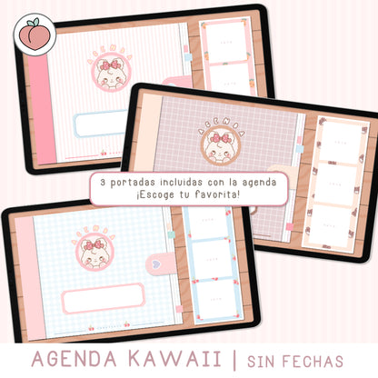 KAWAII DIGITAL PLANNER | UNDATED