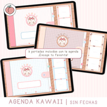 Cargar imagen en el visor de la galería, AGENDA DIGITAL KAWAII | SIN FECHAS
