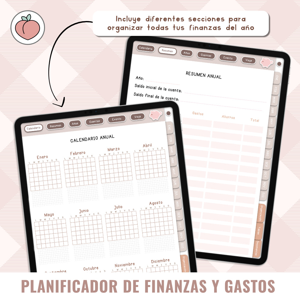 DIGITAL FINANCE AND EXPENSE PLANNER | Spanish version