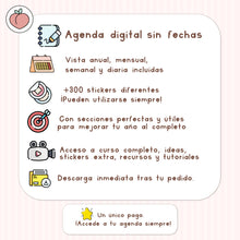 Cargar imagen en el visor de la galería, AGENDA DIGITAL KAWAII | SIN FECHAS
