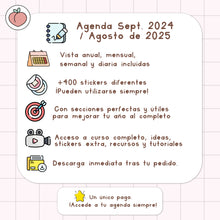 Cargar imagen en el visor de la galería, AGENDA DIGITAL PRO 2024/2025 | EDICIÓN PASTEL
