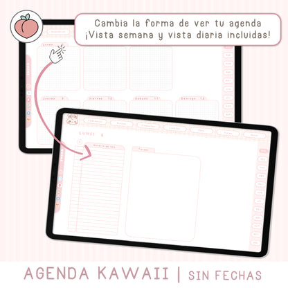 KAWAII DIGITAL PLANNER | UNDATED