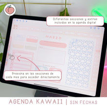 Load image into Gallery viewer, AGENDA DIGITAL KAWAII | SIN FECHAS
