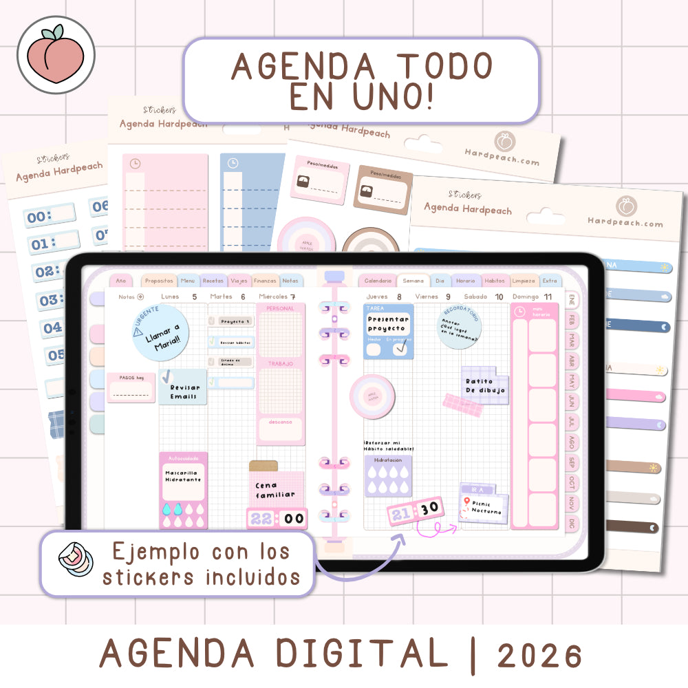 agenda planificador todo en uno digital