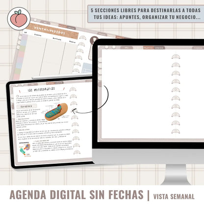 Agenda todo en uno sin fechas