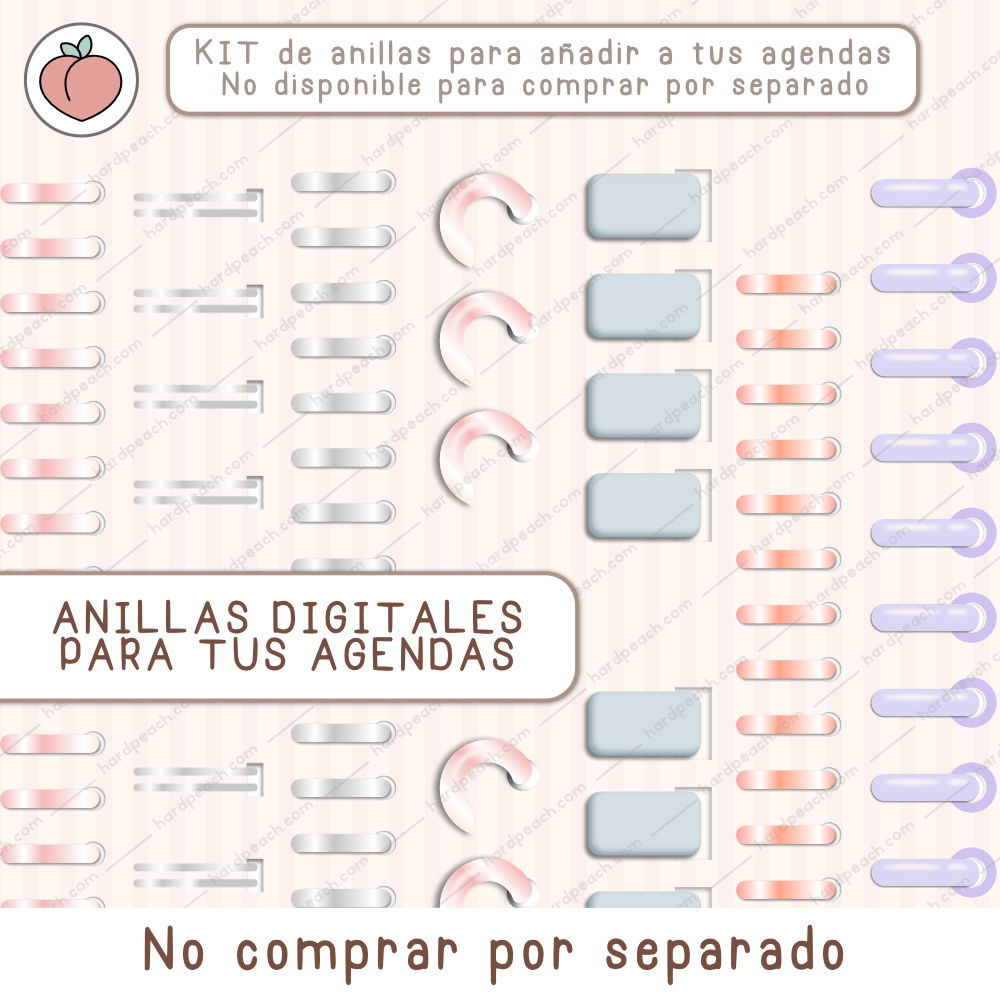 KIT DE ANILLAS DIGITALES HARDPEACH (No disponible para comprar por separado)