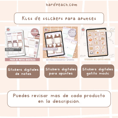 MY FIRST NOTES KIT | MOCHI KITTY EDITION | Spanish version