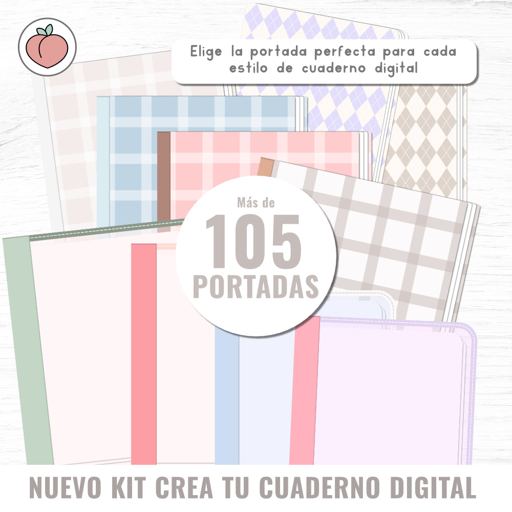 CREA TUS CUADERNOS DIGITALES PRO: Kit completo para crear y personalizar cuadernos digitales con infinitas opciones y recursos incluidos