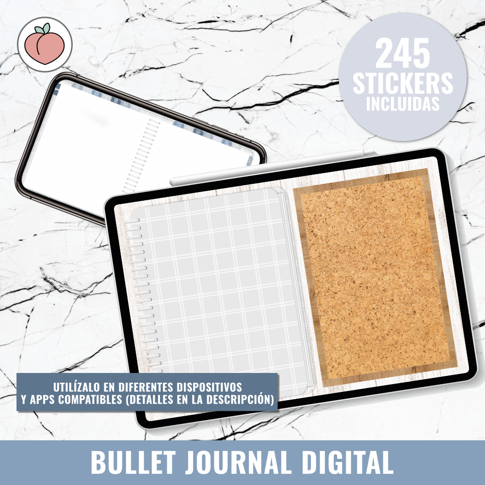 DIGITAL BULLET JOURNAL | SEA FOAM - Spanish version