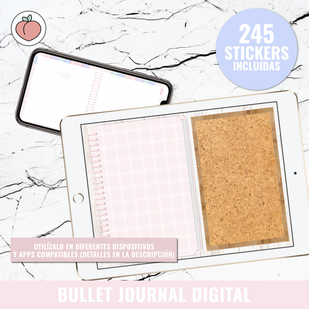 DIGITAL BULLET JOURNAL | SWEET CANDY - Spanish version