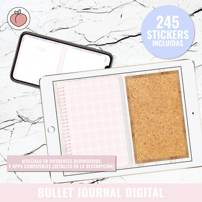 DIGITAL BULLET JOURNAL | SWEET CANDY - Spanish version