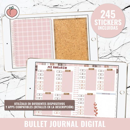 DIGITAL BULLET JOURNAL | PINK BERRY - Spanish version